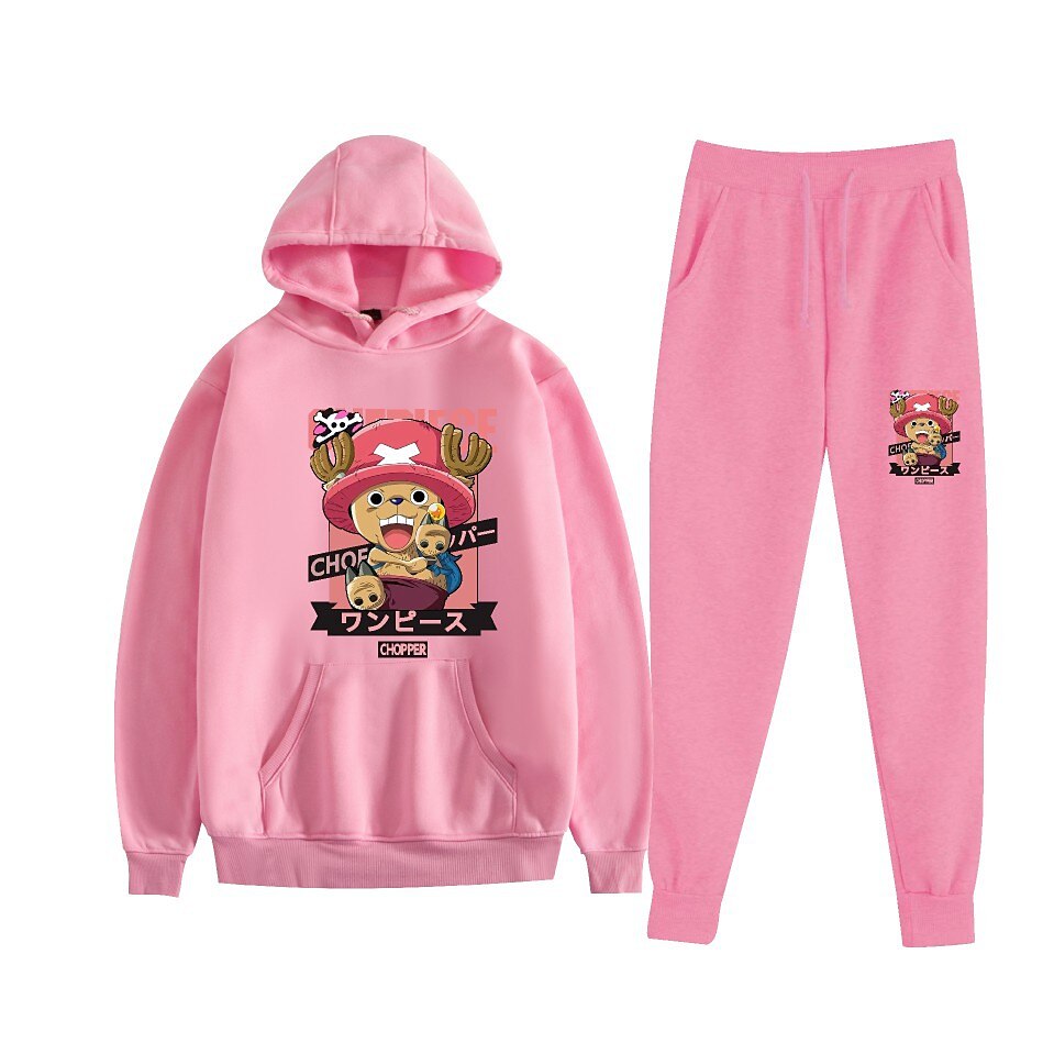 One Piece Tony Tony Chopper Pantalone Completi Felpa con cappuccio Manga Tasca frontale Grafica Per Da coppia Per uomo Per donna Per adulto Carnevale Mascherata Stampa a caldo Feste Casual del 2025 a $38.99 –P2