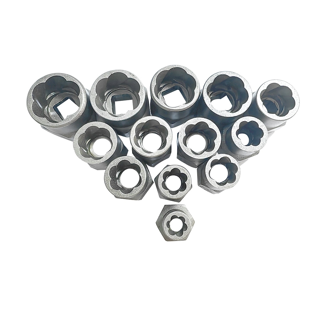 26pc Nut Extractor Screw Extractor Left Rotating Twists Drill Disassembly Tool Sliding Tooth Nut Remover Set 2025 - $44.99 –P11
