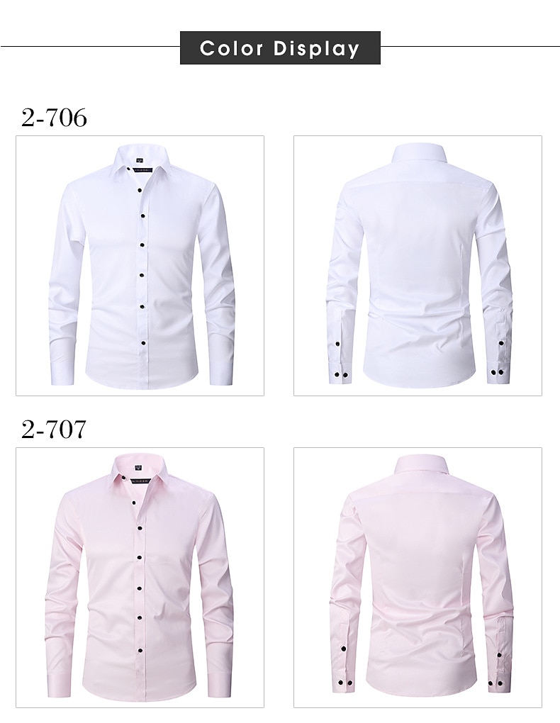 Classico Retrò Vintage Anni Ruggenti Camicia Gentiluomo Gangster Testimoni dello Sposo Slim Fit Costume Per uomo Matrimonio Ospite di nozze Abbigliamento da sera Adulti Camicia Tutte le stagioni del 2025 a $29.99 –P7