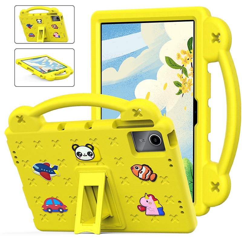Tablett Skal fodral Till Samsung Galaxy Tab S9 11 inch S9 Plus 12.4" S8 S7 S6 A8 A7 A Ultra Plus FE Lite Handtag med justerbart stöd Stötsäker 3D-seriefigur Silikon 2025 - $24.99 –P2