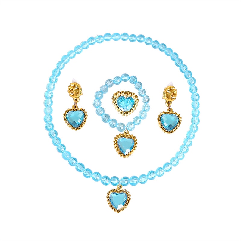 aladdin jasmine prințesă combinație de bijuterii pentru copii noul halloween cos accesorii colecție jasmine 2025 - $18.49 –P5