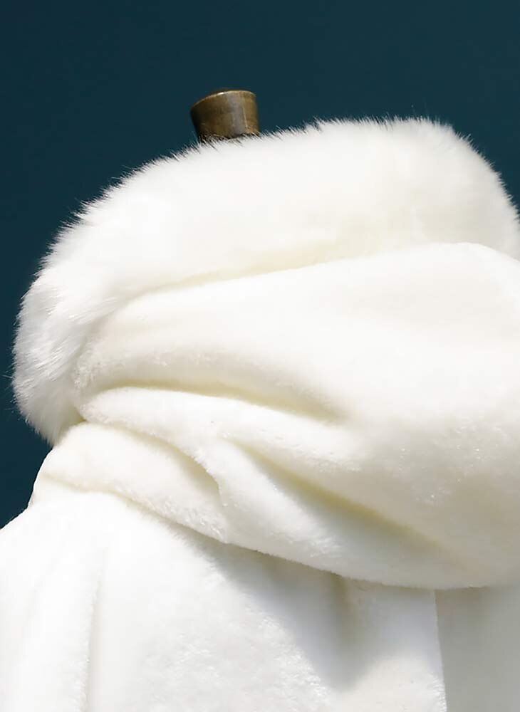 Retro / vintage Kostymer i middelalderstil Renessanse Kappe hette kappe Sjale Viking Brude Elven Helfarge Kostyme Dame Keltisk Viking fantasi Bryllup Fest / aften Voksne Sjal Vår Høst Vinter 2026 - $116.99 –P7