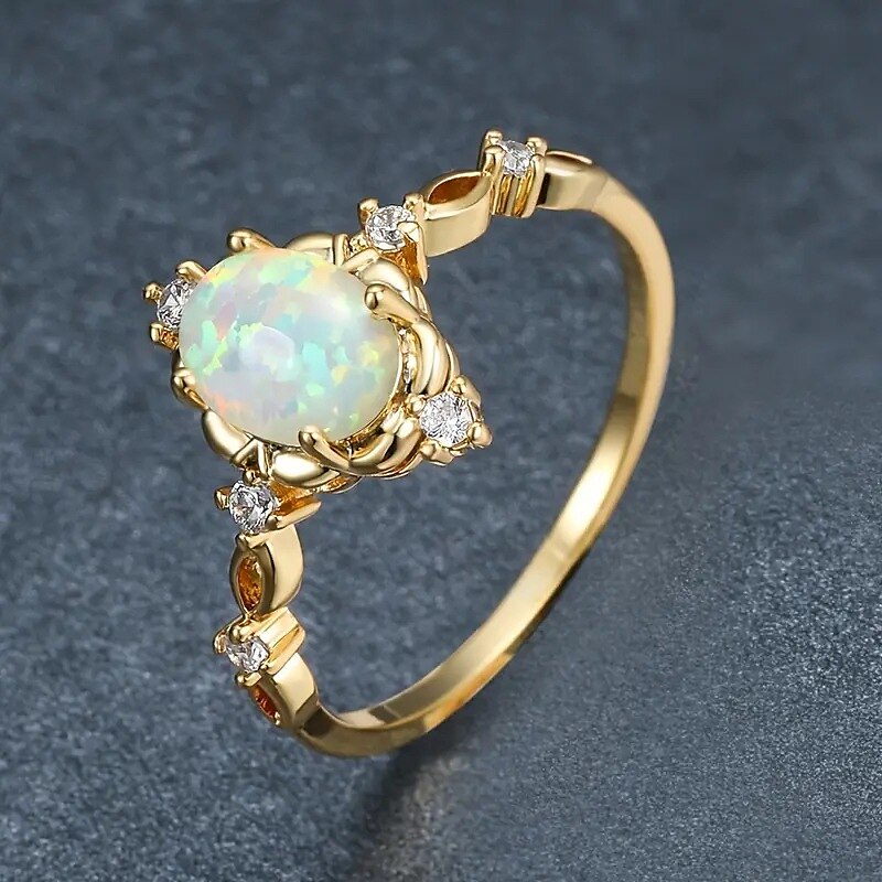 Bague / Anneaux Mariage Le style rétro Dorée Alliage Joie Elégant Rétro Vintage Mode de 2025 ? $9.49 –P1