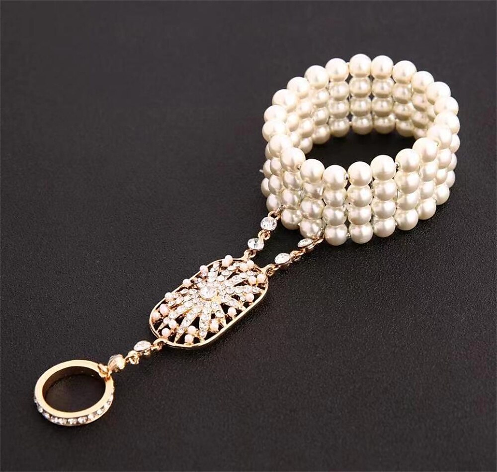 Ring-Armbänder Maskerade Retro Vintage 1920s Aleación Für Der große Gatsby Cosplay Karneval Damen Modeschmuck Modeschmuck 2025 - $13.99 –P4