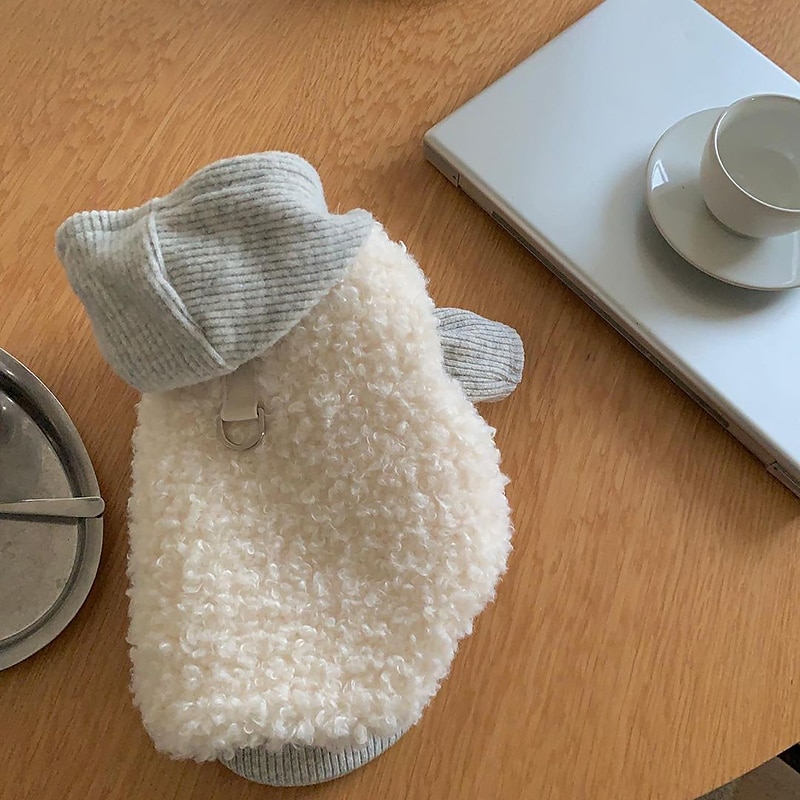 Koirat Kissat Takit Takki Muoti söpö tyyli Talvi Lämmin Pehmeä Pestävä Mukava ulko- Urheilu Koiran vaatteet for Bichon Frise Villakoira Pomeranian Pienelle lemmikille papillon 2025 - $27.99 –P2