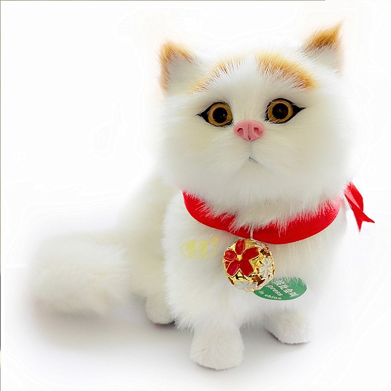 2025年 模擬猫人形装飾品卸売手工芸品クリエイティブギフトモデルは尻尾を振ってぽっちゃりと呼びます コレクション – $20.99 –P13