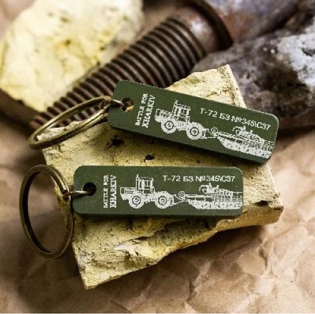 ukrainsk brutal militär nyckelring, brutal nyckelring för män militära gåvor för metall nyckelring minne militära gåvor unik ukrainsk nyckelring jubileumspresent 2025 - $9.99 –P2