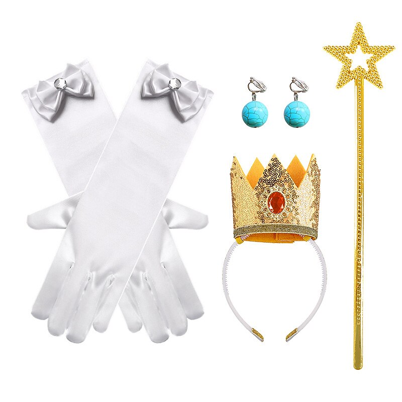 Combinación de joyas biqi de princesa melocotón rosa, accesorios de princesa melocotón súper melocotón para niños 2025 - $12.99 –P14