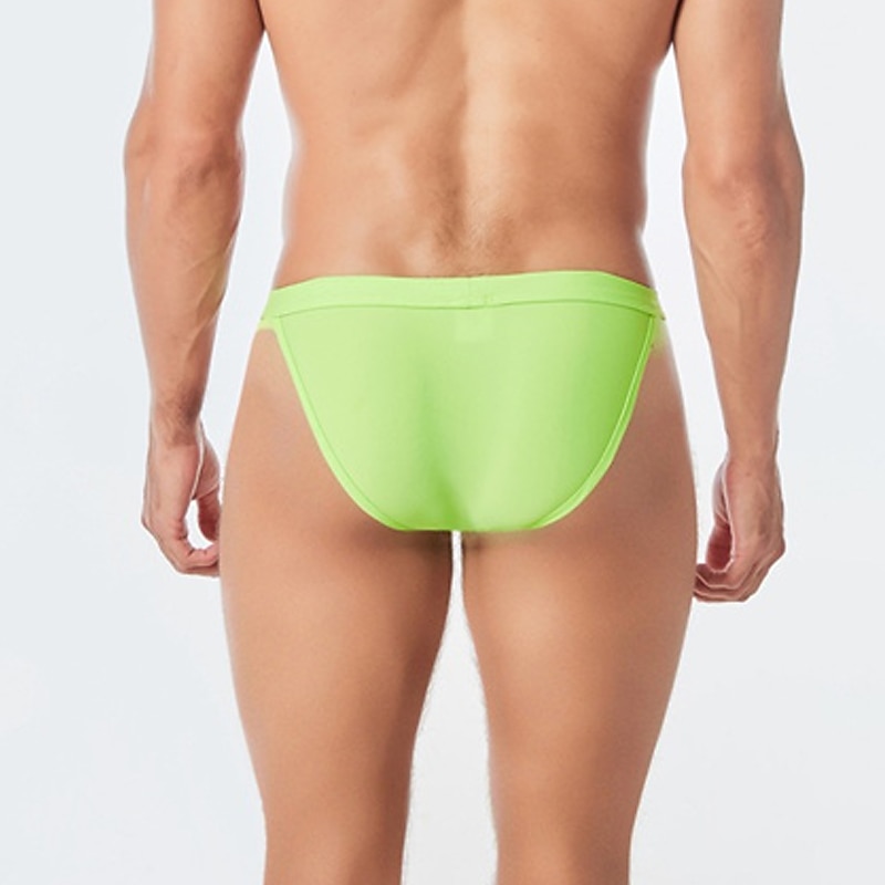 Per uomo Pantaloncini da mare Slip da bagno Spiaggia Festa in piscina Traspirante Asciugatura rapida Vita elastica Liscio Breve Sport Informale Abbigliamento sportivo Nero Bianco Media elasticità del 2025 a $11.49 –P9