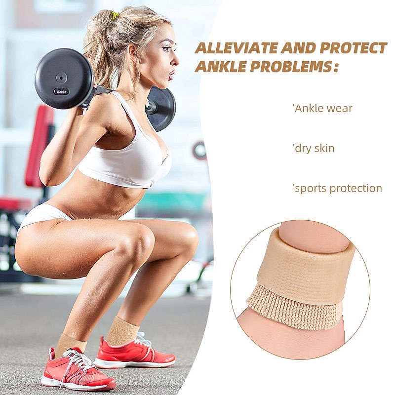 Figure Skating Hand Guard Silicone Ankle Guard SEBS Palm Ankle Guard Men's and Women's Elastic Compression Sports Foot Guard Rear Guard 2026 - $13.49 –P2