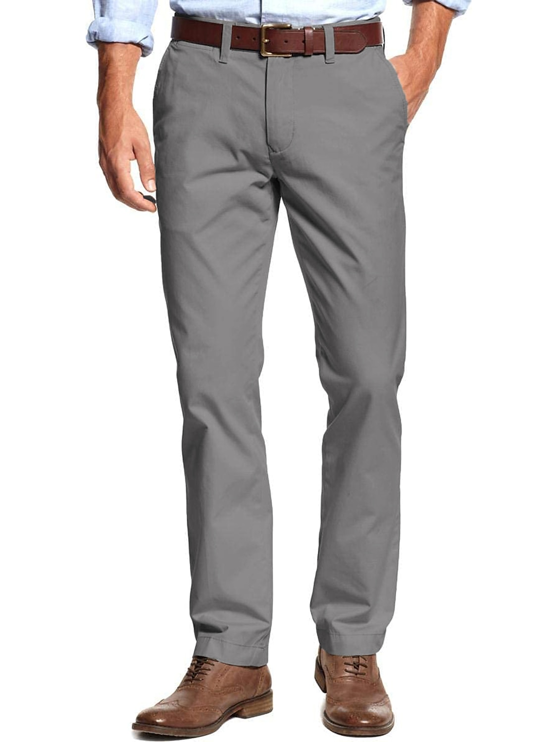 Herren Abschlußfeier Hose Chinos Chinohose Tasche Einfach Komfort Atmungsaktiv Outdoor Täglich Ausgehen Mode Lässig Schwarz Khaki 2025 - $16.49 –P1