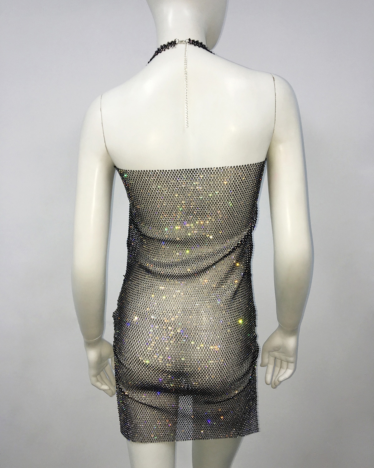 mesh rhinestone cover up dress Rhinestone Mesh Cover-Up Dress Gottex Flirtt
