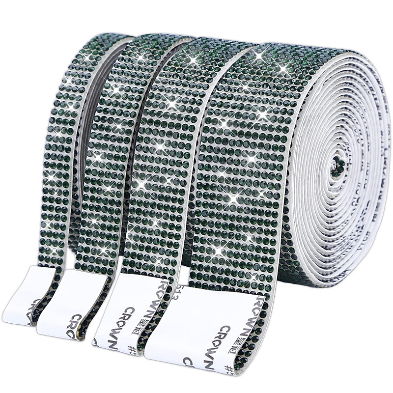 Bling Crystal Drill Rhinestone Shiny Colorful Artificial DiamondCar Sticker Handmade Diy Making Car Decoration 1yard 91cm 2025 - $15.99 –P20