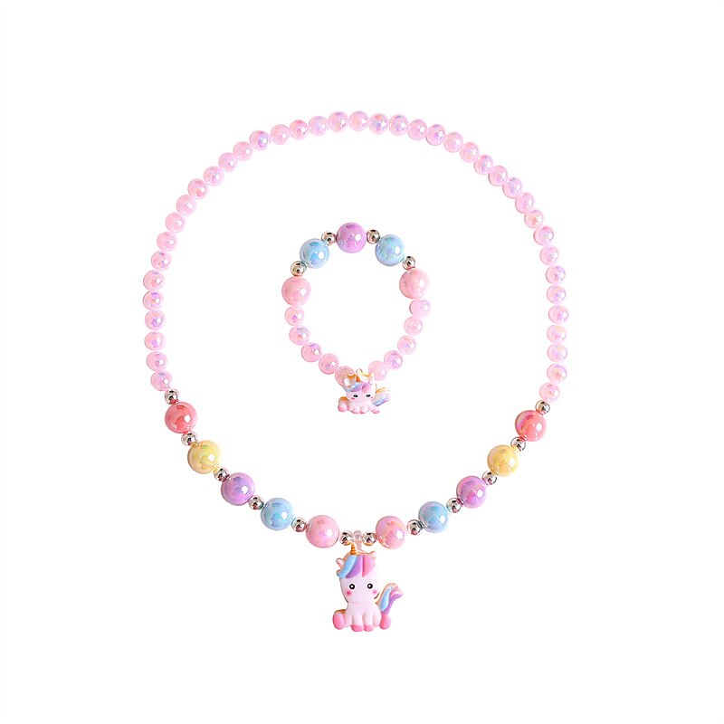 Festival Performance Requisiten Prinzessin Kleid Zubehör Set Meerjungfrau farbiger Schmuck Mädchen Kleid Zubehör Kinder 2025 - $11.99 –P16