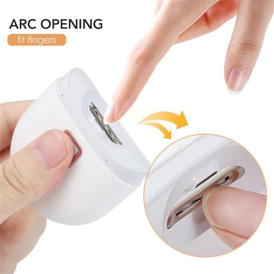 Electric Nail Clippers Automatic Nail Clipper with Light 2 In 1 Fingernail Cutter and File with Nail Scraps Storage USB Rechargeable Safety Fingernail Trimmer for Adults and Baby Nail Care 2025 - $29.99 –P11