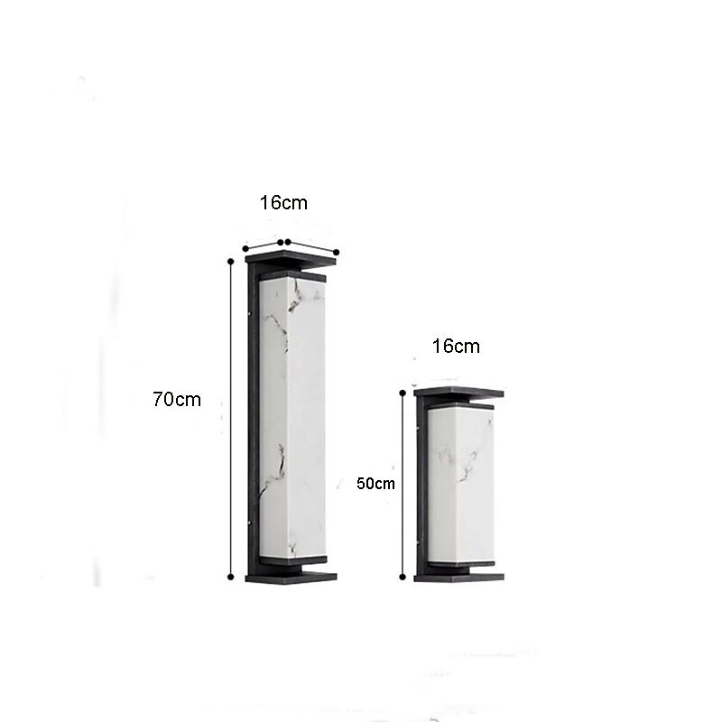 Lampada da parete per esterni Lampada da parete per esterni in marmo con barra lunga per cancello, Lampada da parete per esterni per corridoio impermeabile, Lampada da parete per giardino, Lampada da del 2025 a $282.09 –P7