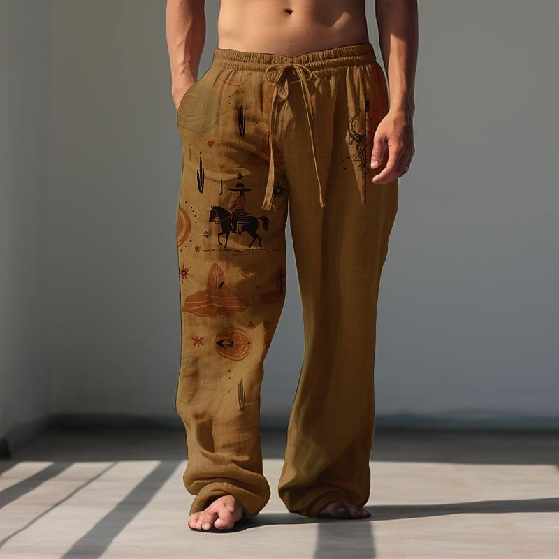 Per uomo Cowboy Pantaloni casual Pantaloni Pantaloni Larghi Misura del girovita medio Vintage All'aperto Abbigliamento casual alla moda Abbigliamento quotidiano Autunno & Inverno Nero Bianco Verde del 2026 a $31.99 –P6