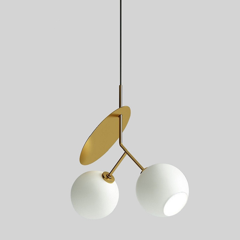 Pendant Lamp Postmodern Double-headed Creative Cherry Design Chandelier, Personalized Glass + Metal Pendant Lights for Children's Room, Bedroom, Living Room, Dining Room, Hotel Club Restaurant 2025 - $399.99 –P5