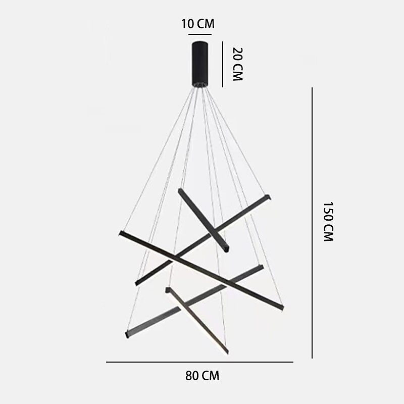 Lampe suspendue LED à intensité variable 3/5/7 têtes, luminaire moderne pour îlot de cuisine, éclairage suspendu réglable pour îlot de cuisine, lustre LED noir pour salle à manger, chambre à coucher de 2025 ? $211.39 –P2