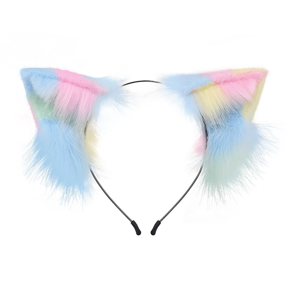 peluche à la main trois fleurs oreille de chat coiffure queue de chat ensemble simulation animal oreille cheveux cerceau queue d'animal dessin animé exposition accessoires de cosplayaccessoires de de 2026 ? $36.84 –P8