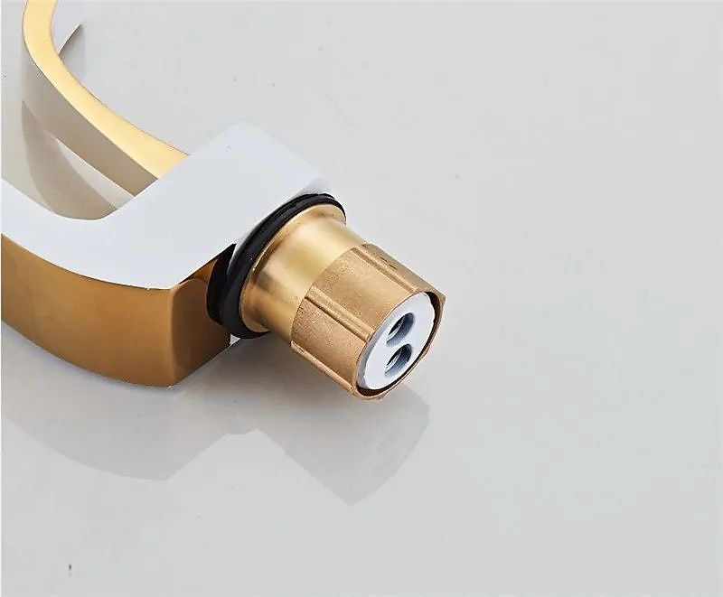 Bathroom Sink Faucet - Waterfall Electroplated Centerset Single Handle One HoleBath Taps 2025 - $170.99 –P8