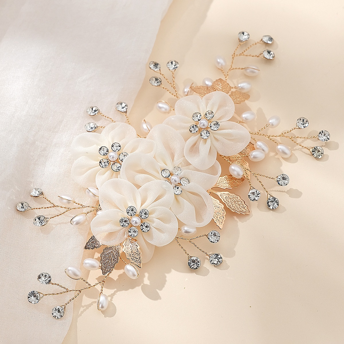 Hair Combs Headpiece Rhinestone Alloy Wedding Cocktail Elegant Luxury With Rhinestone Faux Pearl Headpiece Headwear 2025 - €12.99 –P5