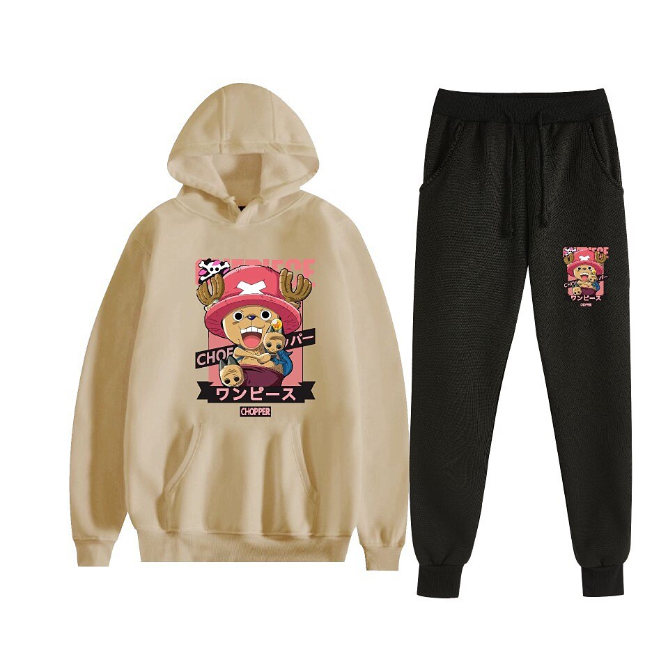One Piece Tony Tony Chopper Pantalone Completi Felpa con cappuccio Manga Tasca frontale Grafica Per Da coppia Per uomo Per donna Per adulto Carnevale Mascherata Stampa a caldo Feste Casual del 2025 a $38.99 –P5