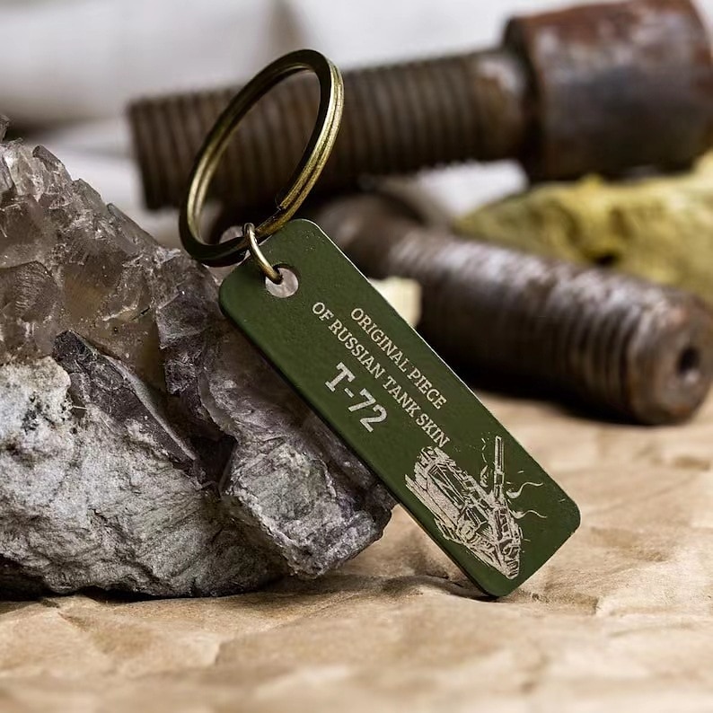 ukrainsk brutal militär nyckelring, brutal nyckelring för män militära gåvor för metall nyckelring minne militära gåvor unik ukrainsk nyckelring jubileumspresent 2025 - $9.99 –P5