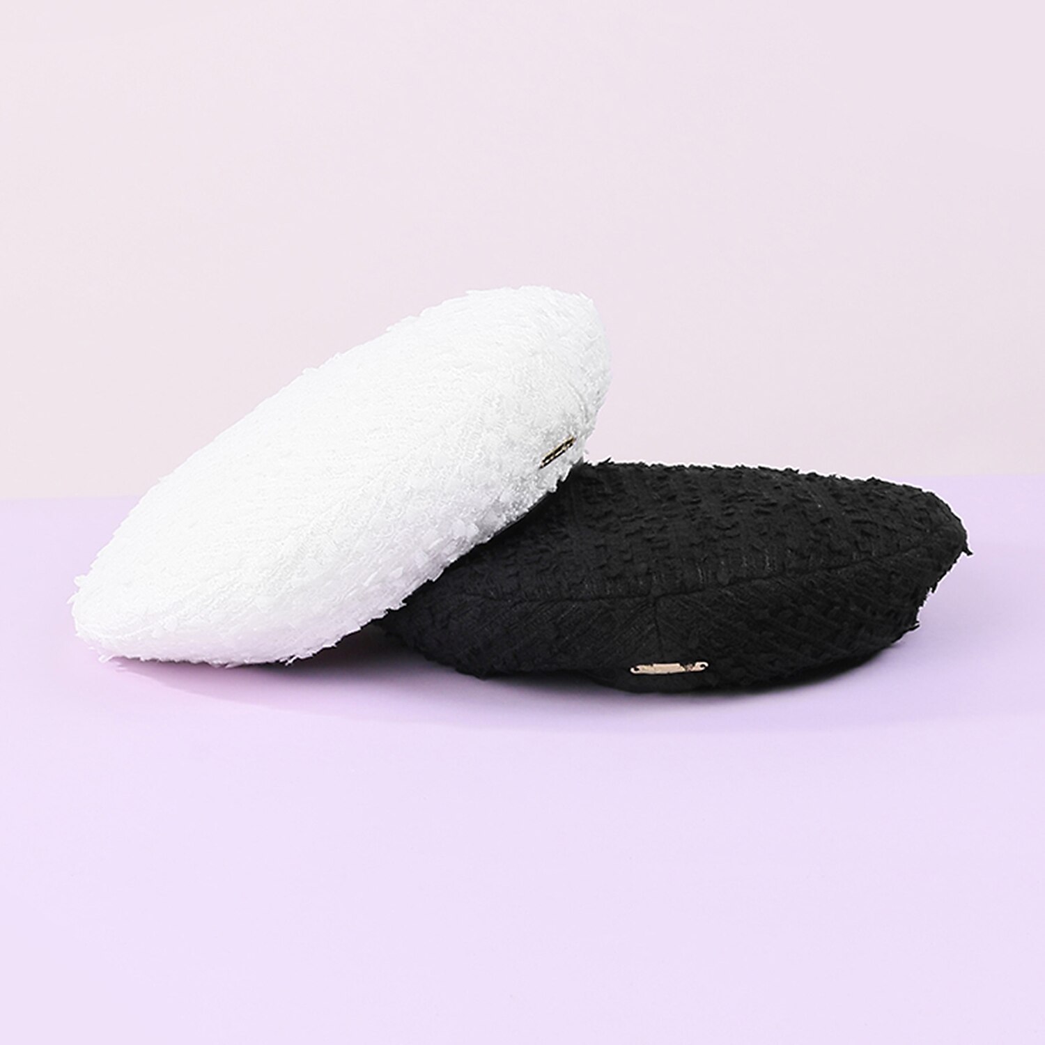 Chapeaux béret en fibre de coton, chapeau souple pour mariage, décontracté, élégant, avec couleur pure, couvre-chef de 2025 ? $29.99 –P8