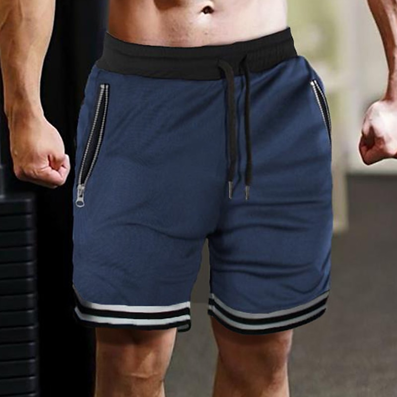 Men's Athletic Shorts Basketball Shorts Running Shorts Gym Shorts Sports Going out Weekend Breathable Quick Dry Running Casual Pocket Drawstring Elastic Waist Plain Knee Length Gymnatics Activewear 2025 - $15.49 –P9