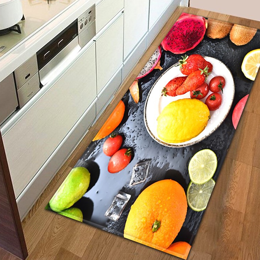 groenten gebied tapijt keuken mat antislip oliebestendige vloermat woonkamer tapijt binnen buiten mat slaapkamer decor badkamer mat entree tapijt deurmat 2026 - $17.99 –P10