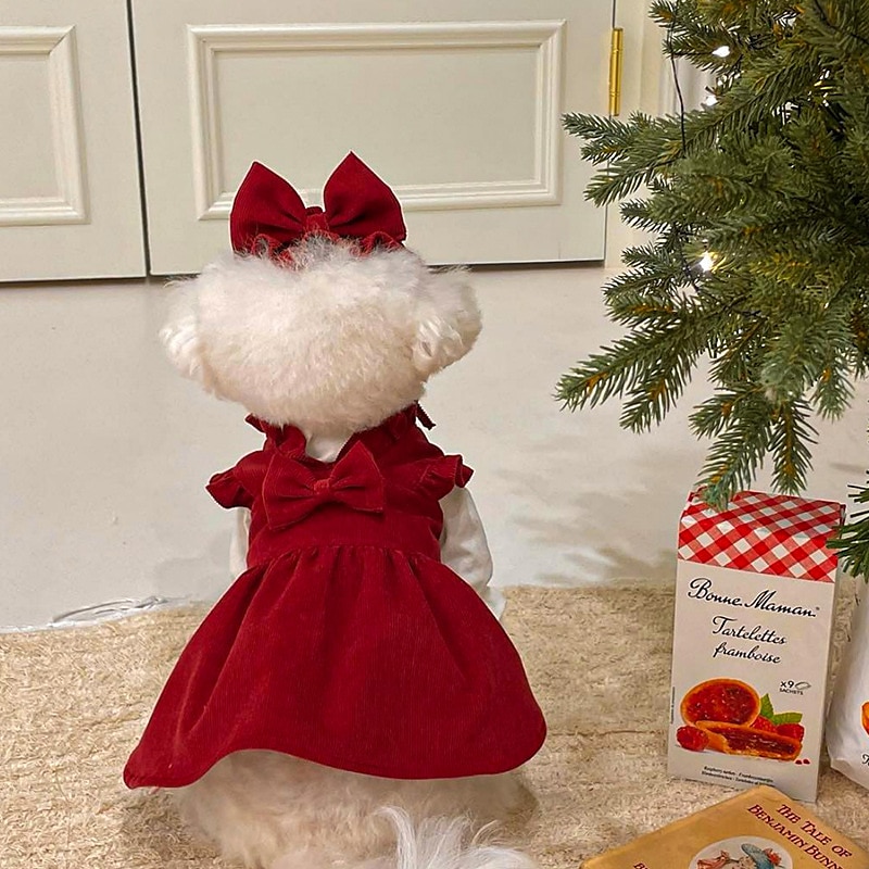 cat dress christmas Cat Christmas Costume Set Small Black Polyester Cotton Pet Cloak with  Reindeer Antlers Headband Santa Hat Red Scarf