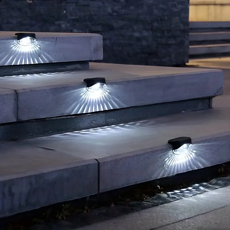 4 luci solari per esterni, impermeabili, cortile, giardino, scenografica villa, parco, balcone, scale, pareti e ringhiere decorate con luci notturne solari del 2025 a $17.99 –P8