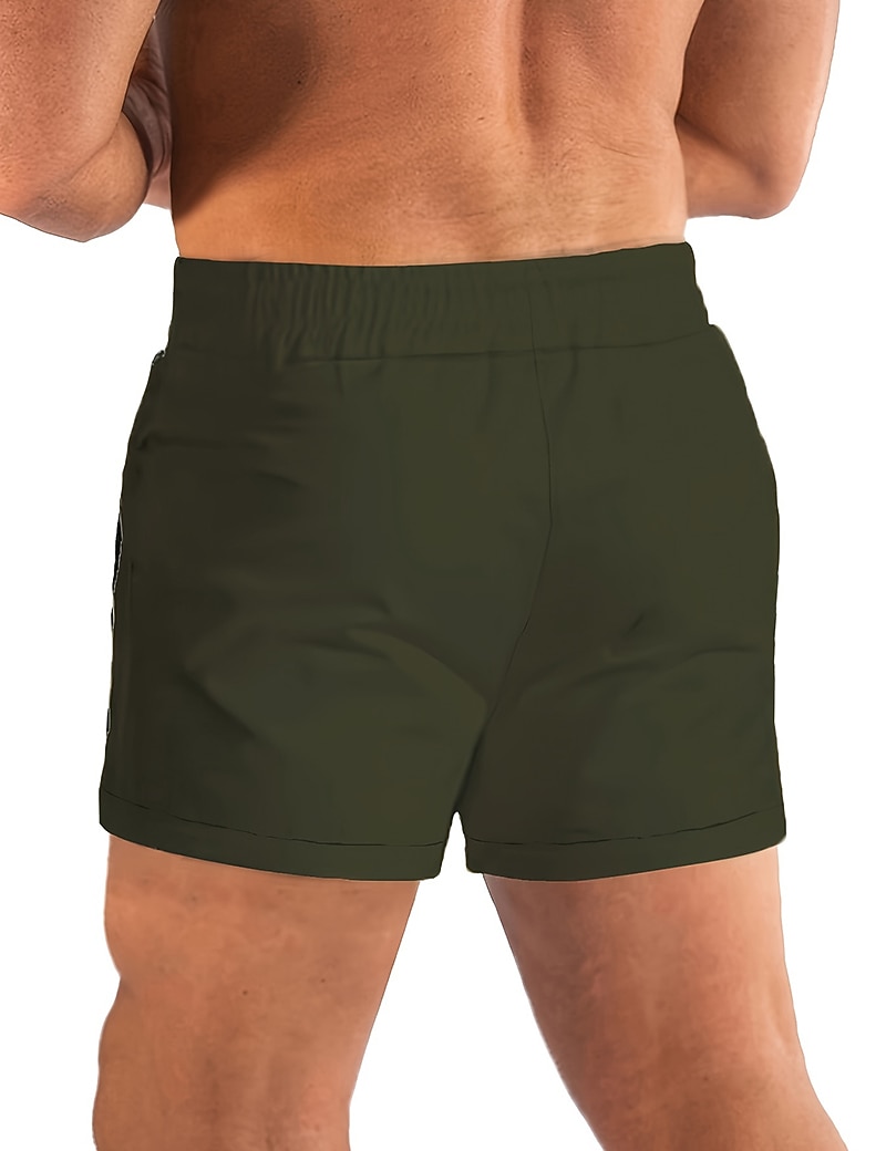 Per uomo Pantaloncini sportivi Pantaloncini Running Pantaloncini da palestra Sport Per uscire Fine settimana Traspirante Asciugatura rapida Corsa Casuale Tasche A cordoncino Vita elastica Liscio del 2026 a $18.99 –P2