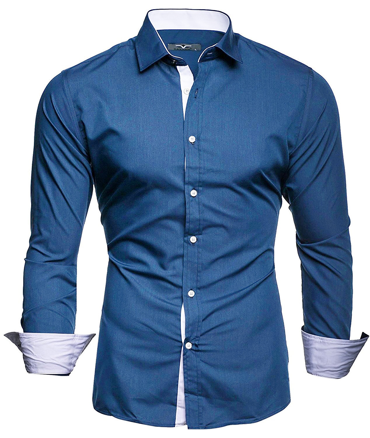 Men's Dress Shirt Collared Shirt Button Up Shirt Plain Wedding Valentine's Day Black White Red Navy Blue Long Sleeve Collar Summer Spring Clothing Apparel Patchwork 2026 - $24.99 –P3