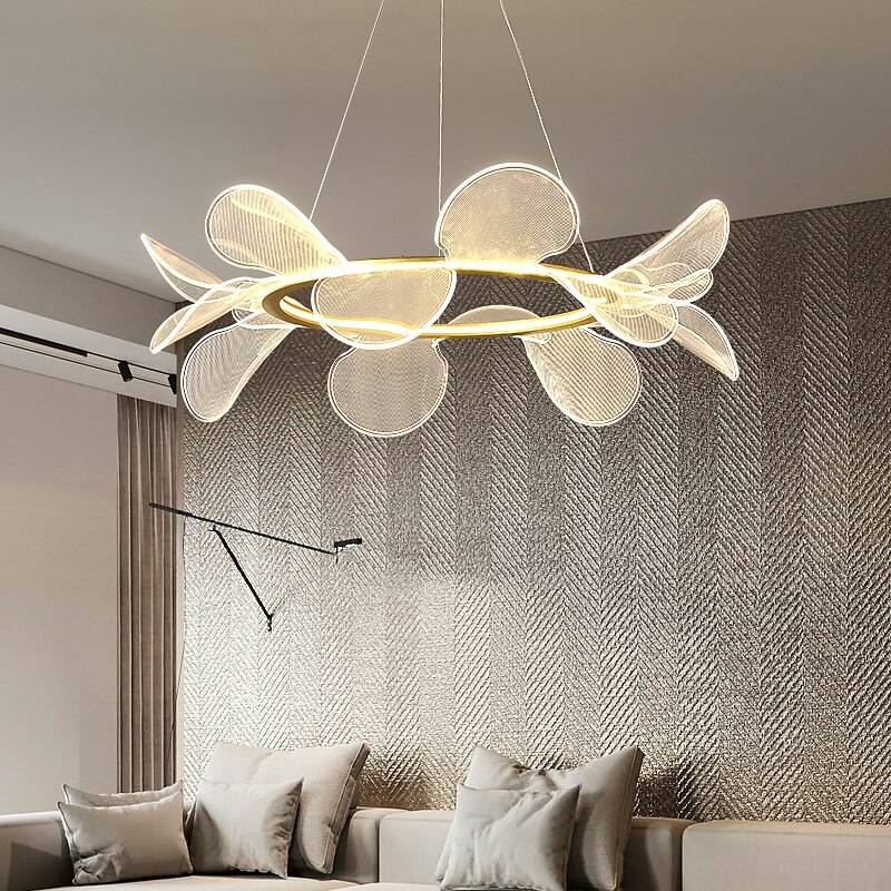 Ceiling Chandelier Lamp, LED Modern Chandelier Lamp, Living Room Chandelier Modern Simple Light Atmosphere Household Butterfly Dining Lamp Pendant Lamp Network,Modern LED Chandelier 2025 - $549.99 –P1