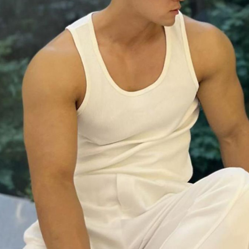 Homens Regata para Academia Regata de Corrida Regata para Esportes Homens Tops Gola Redonda Sem Manga Desportos e Ar livre Férias Para Noite Casual / Diário Secagem Rápida Pavio Humido Respirável de 2026 por $11.99 –P9