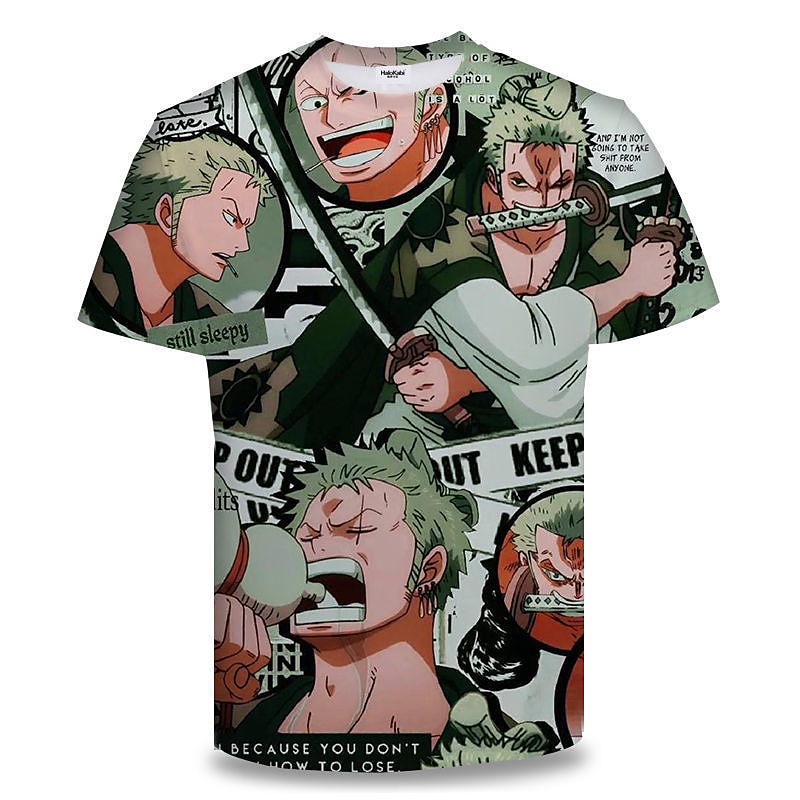 One Piece Cosplay T-shirt Cartoon Manga Print Graphic For Couple's Men's Women's Adults' Carnival Masquerade 3D Print Party Festival 2025 - $17.99 –P5