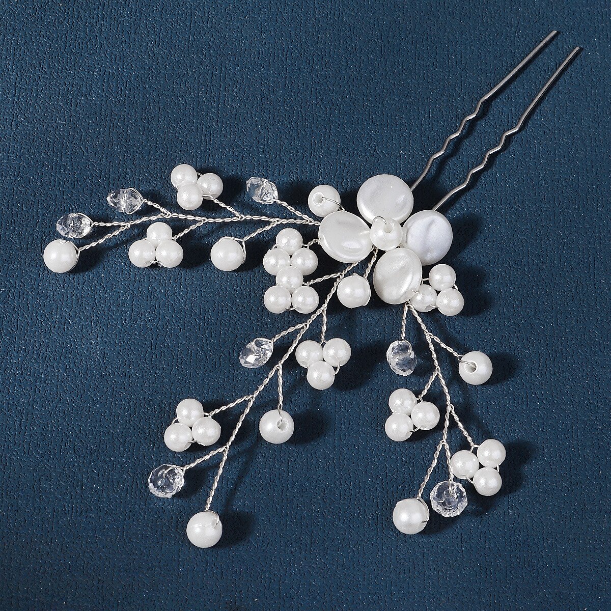 Haarkämme Kopfbedeckung Künstliche Perle Aleación Hochzeit Cocktail Elegant Luxus Mit Kunstperlen Pure Farbe Kopfschmuck Kopfbedeckung 2025 - $11.99 –P3