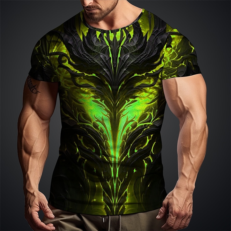Homens Gráfico Labareda Camiseta Manga Curta Camiseta Impressão 3D Gola Redonda Camisa Diário Designer Retro Vintage Esportes Feriado Para Noite Laranja Primavera Verão Roupa S M L XL 2XL 3XL 4XL de 2026 por $19.49 –P4
