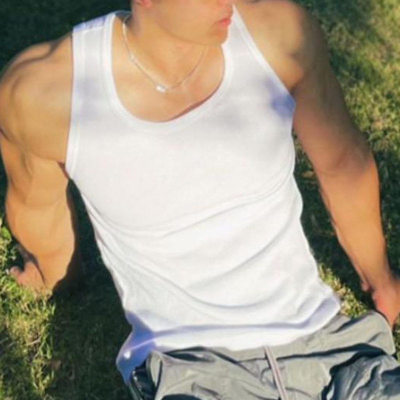 Homens Regata para Academia Regata de Corrida Regata para Esportes Homens Tops Gola Redonda Sem Manga Desportos e Ar livre Férias Para Noite Casual / Diário Secagem Rápida Pavio Humido Respirável de 2026 por $11.99 –P7