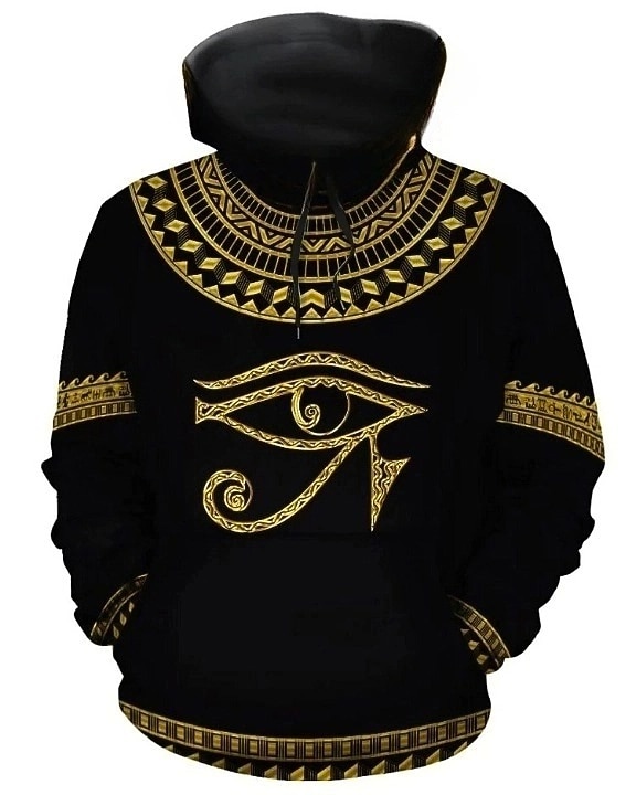 Herren Grafik Stammes Kapuzensweatshirt Kapuzenshirts Pullover Täglich Basic Ethnisch Lässig Langarm Mit Kapuze Urlaub Sport im Freien Ferien Streetwear Schwarzes Gold Gold Druck Fronttasche Frühling 2026 - $32.99 –P6