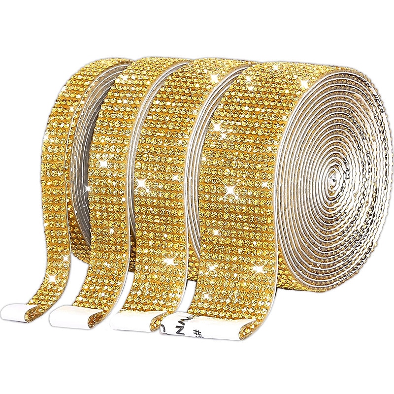 Bling Crystal Drill Rhinestone Shiny Colorful Artificial DiamondCar Sticker Handmade Diy Making Car Decoration 1yard 91cm 2025 - $15.99 –P19