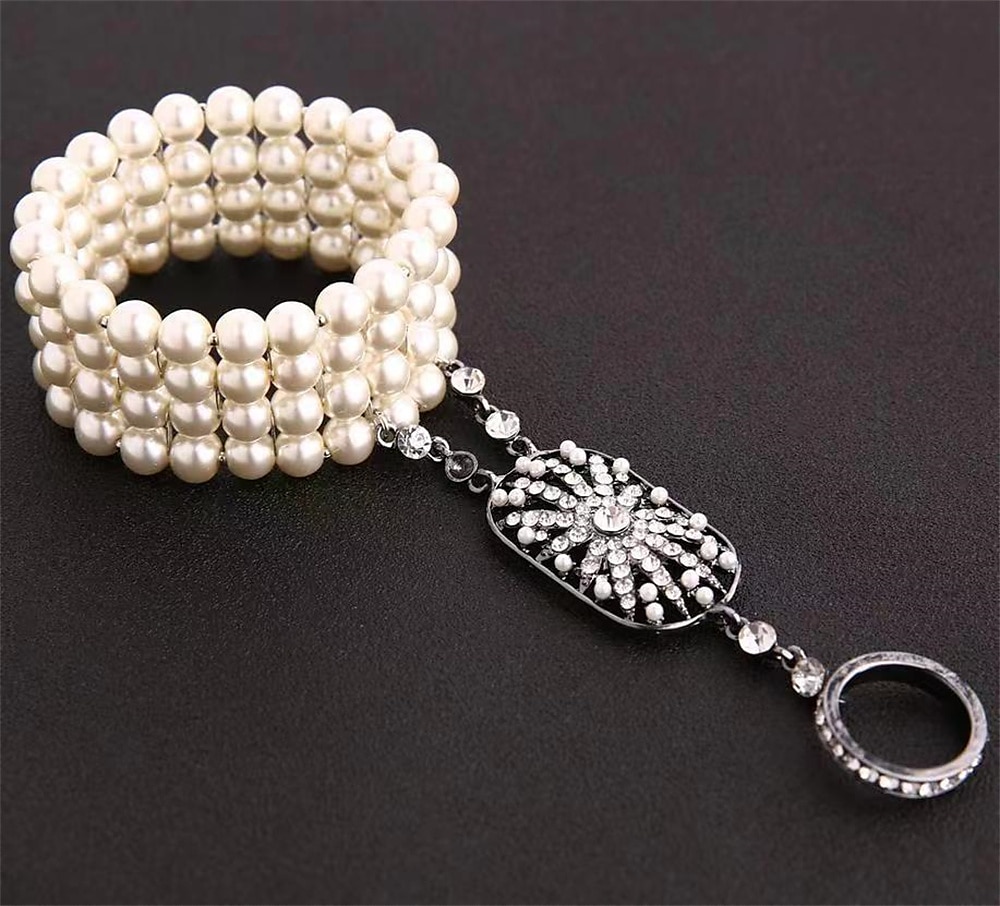 Ring-Armbänder Maskerade Retro Vintage 1920s Aleación Für Der große Gatsby Cosplay Karneval Damen Modeschmuck Modeschmuck 2025 - $13.99 –P2