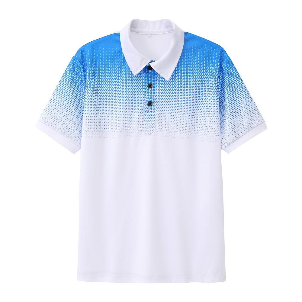 Miesten Sport Polo Golfpaita Kausaliteetti Pyhäpäivä Kauluskäänne Lyhythihainen Muoti Perus Kaltevuus nappi Kesä Normaali Viini Musta Valkoinen Laivaston sininen Oranssi Harmaa Sport Polo 2025 - $13.99 –P1