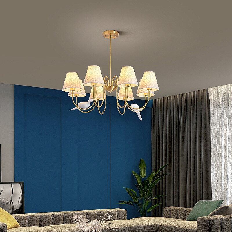 lampadario sputnik vintage in ottone dorato a 6/8/10 luci paralume unico in tessuto svasato durante la luce lampada da soffitto a collo di cigno in metallo unica per soggiorno corridoio-rame del 2025 a $601.99 –P4