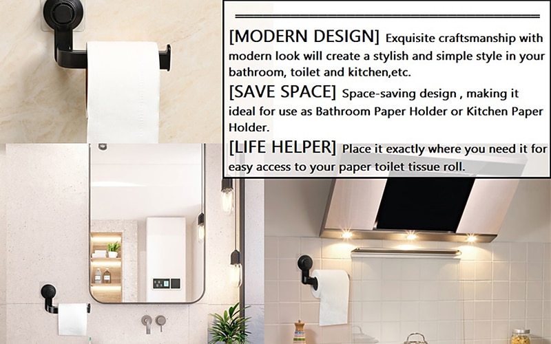 Punch Free Toilet Paper Holder Self-adhesive Suction Cup Rack Kitchen Bathroom Storage Waterproof Moisture Proof Towel Accessories Shelf Toilet Paper Holder Wall Mounted 2026 - $14.99 –P4