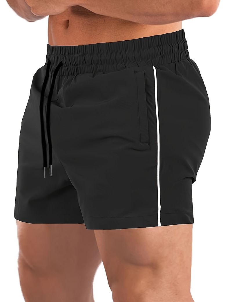 Per uomo Pantaloncini sportivi Pantaloncini Running Pantaloncini da palestra Sport Per uscire Fine settimana Traspirante Asciugatura rapida Corsa Casuale Tasche A cordoncino Vita elastica Liscio del 2026 a $18.99 –P16