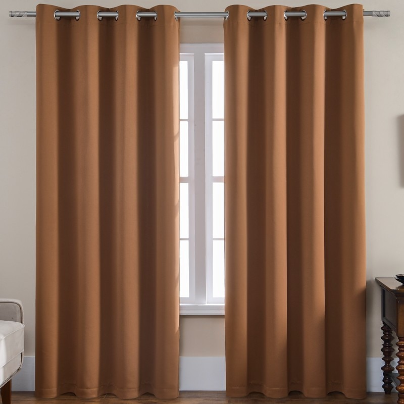 Cortina blackout cinza com 1 painel, cortinas com isolamento térmico para quarto e sala de estar, série ikea de 2025 por $19.99 –P9