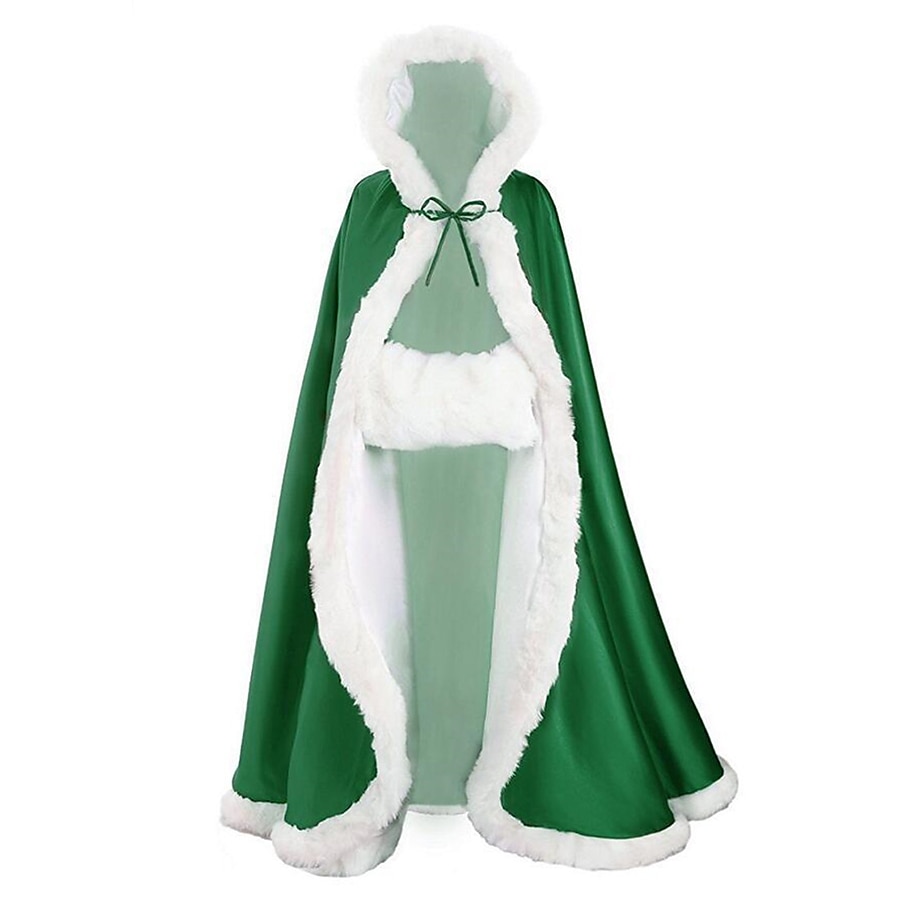 Retro Vintage Medieval Renascentista Capa manto com capuz Xales Viking Casamento Elfo Côr Sólida Mulheres Celta Viking Fantasia Espetáculo Casamento Adulto Xale Outono Inverno de 2025 por $83.99 –P12